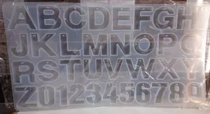 Alphabet Mold For Epoxy Resin Art Letters Silicone Mold