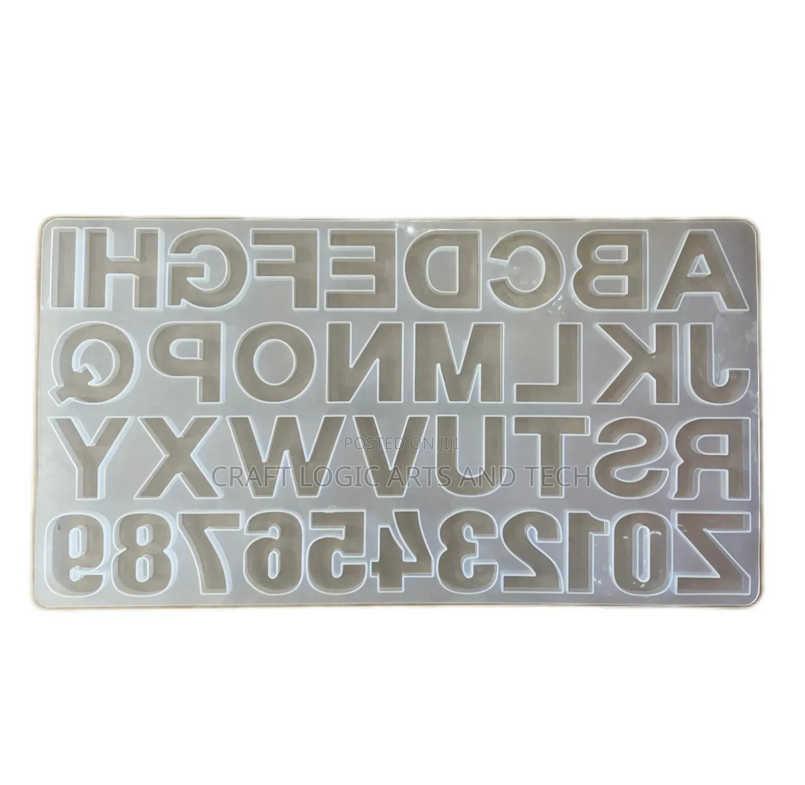 Alphabet Mold For Epoxy Resin Art Letters Silicone Mold
