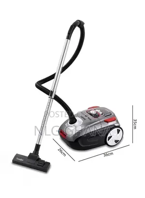 2600W 3L Dust Bag Corded Vacuum Cleaner With Red Dust Filled