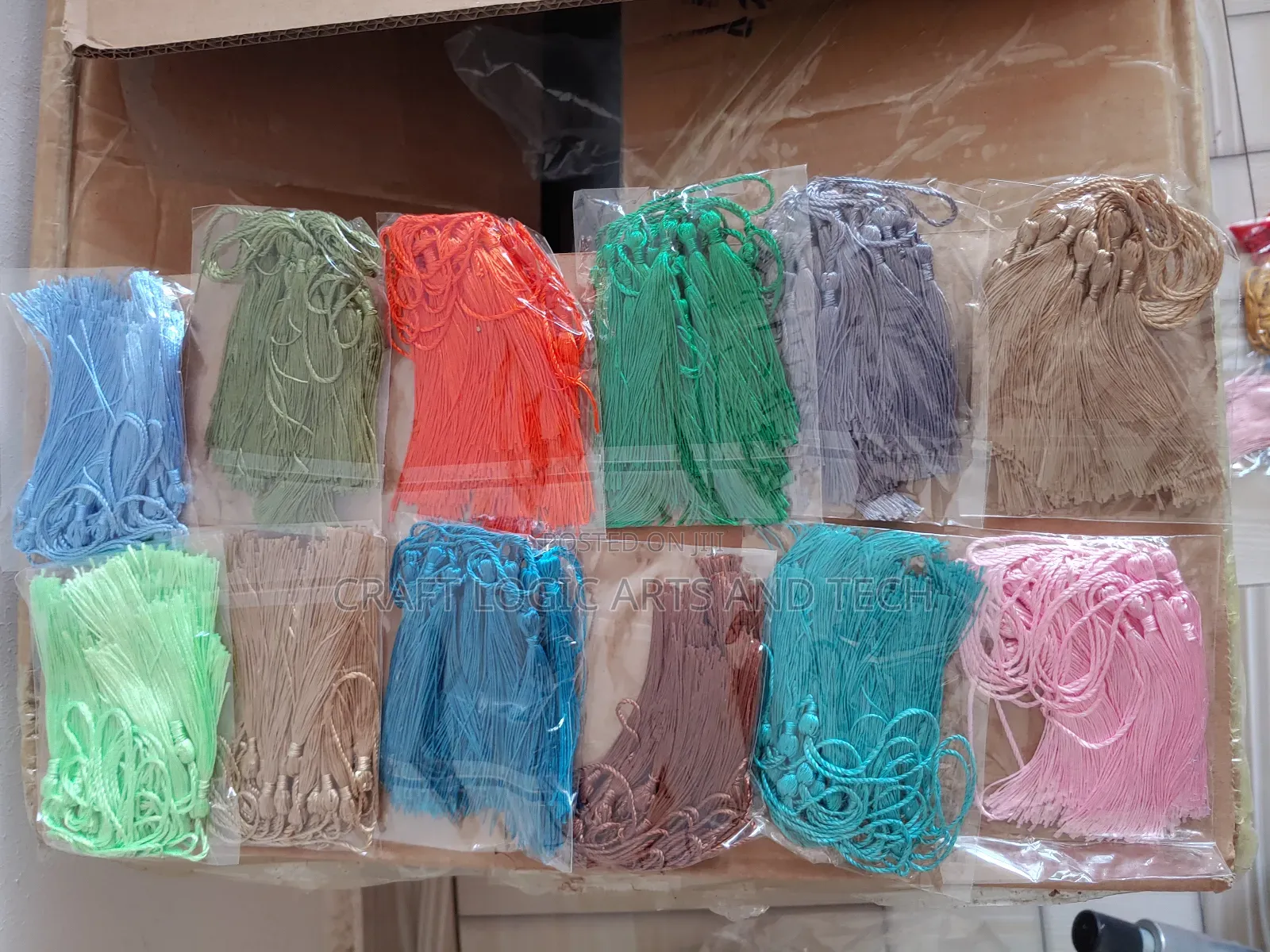 Tassels 6 Pieces For Arts And Crafts Epoxy Key Holders