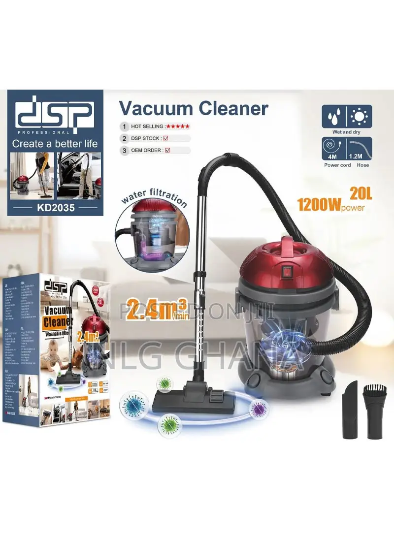 1200W 20L Wet Dry Vacuum Cleaner 2-Function Blowing Suct