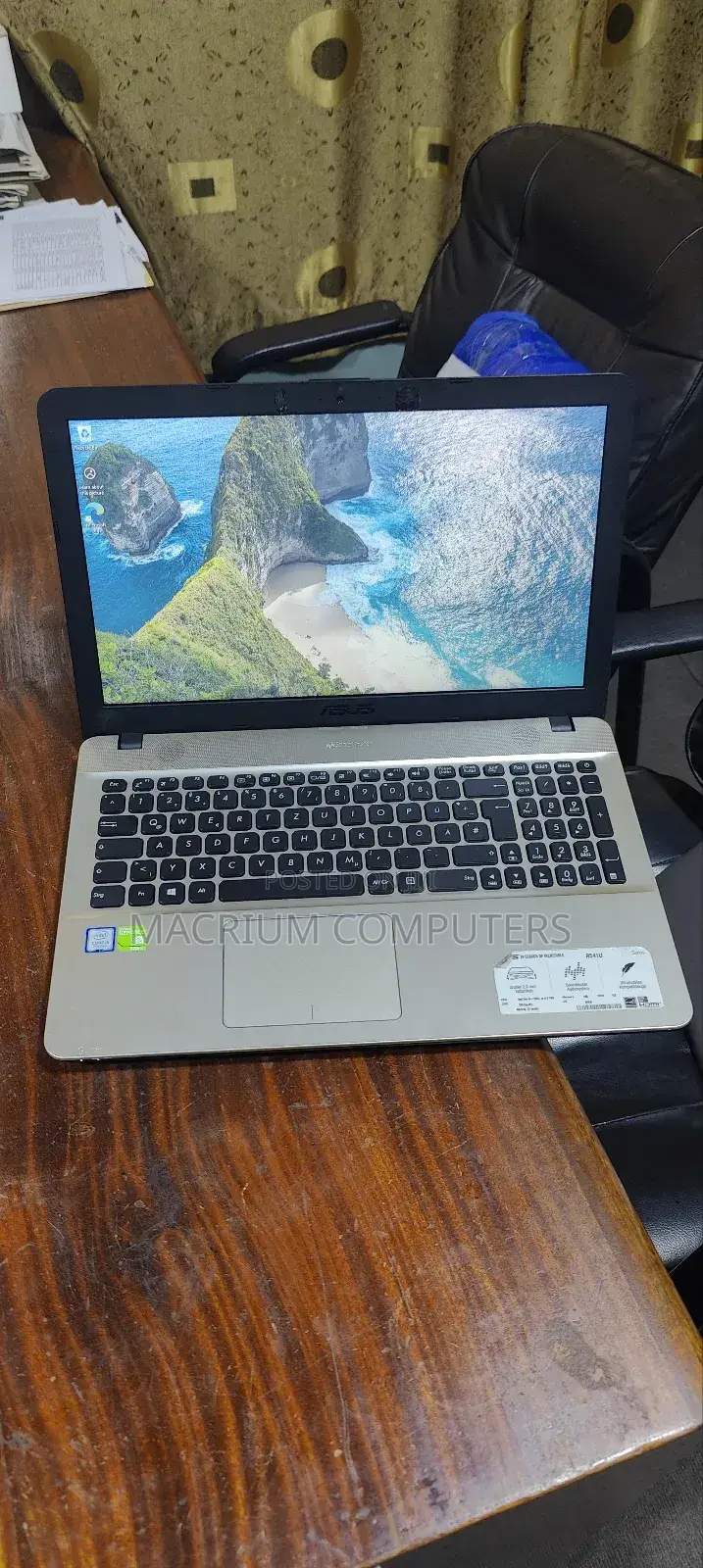Laptop Asus VivoBook Max X541UA 8GB Intel Core i5 SSD 256GB