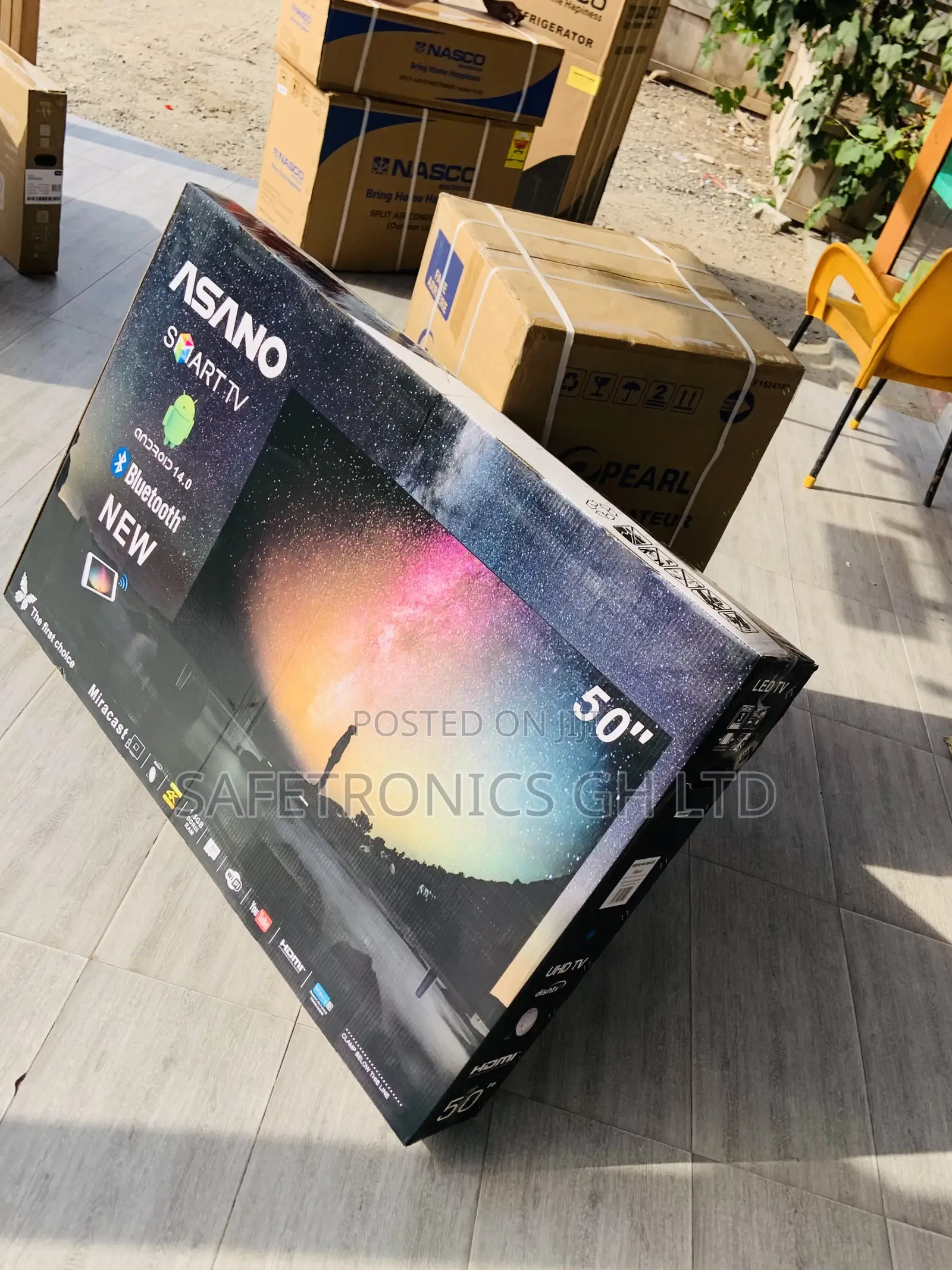 50 Inch Led Smart Screen Android Clear Crystal Tv