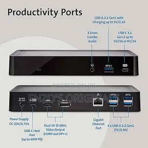 USB-C and USB 3.0 Docking Station Kensington SD4700P