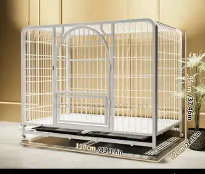 Outdoor Metallic Dog Cage