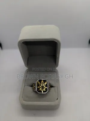 Cannabis Two Toned Ring