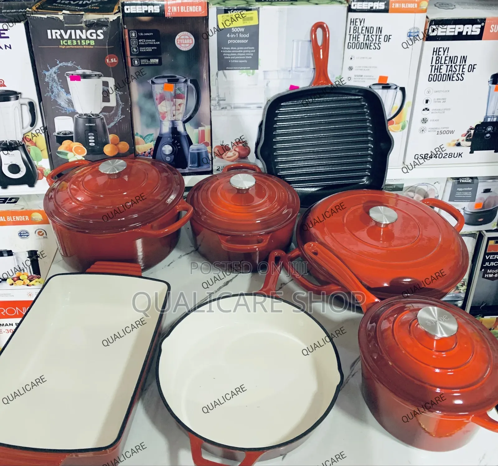 Cast Iron Cookware - Set of 11