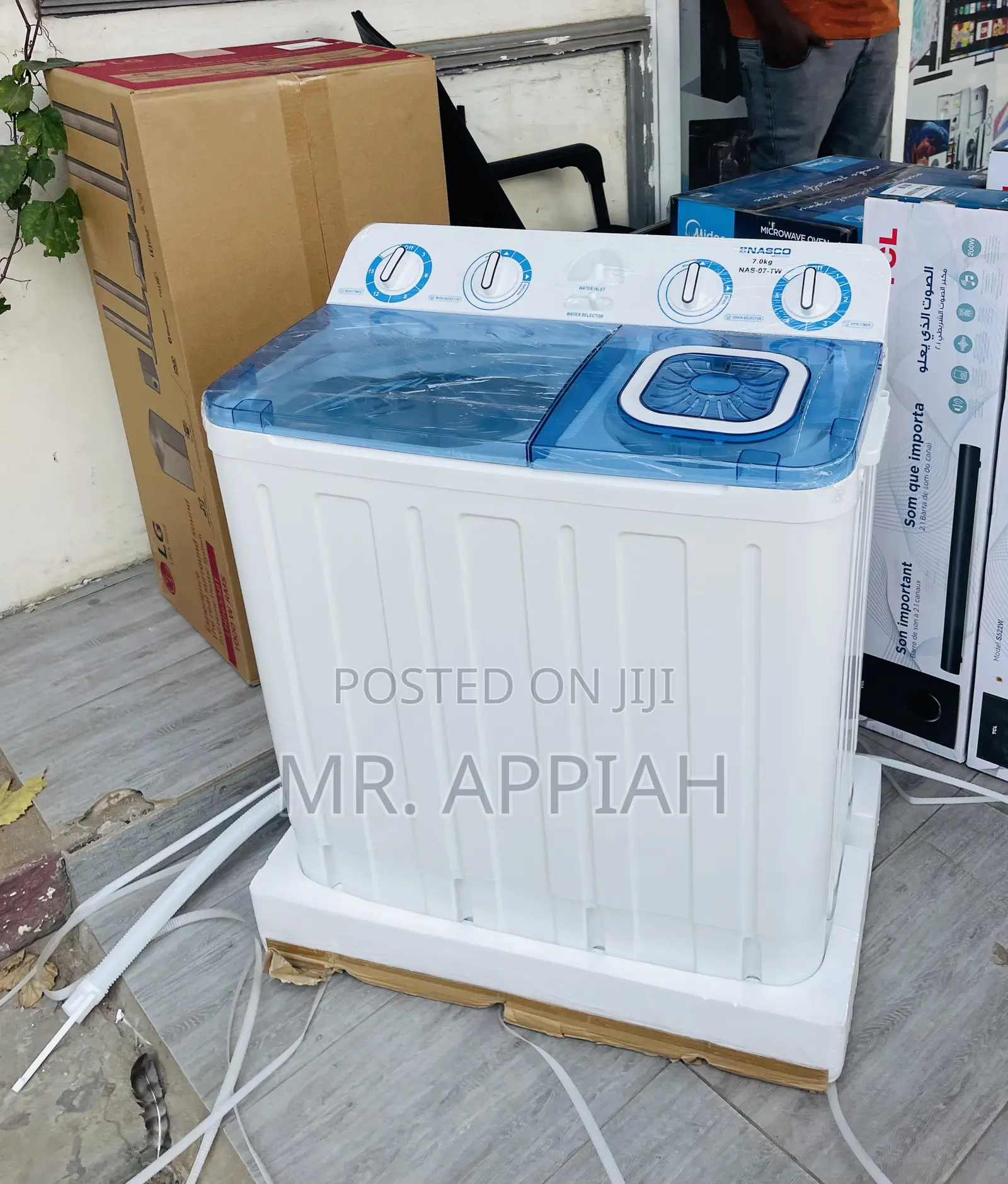 Powerful Performance Nasco 7kg Electric Washing Machine.