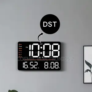 LED Digital Wall Clock With Multi-Functional Display