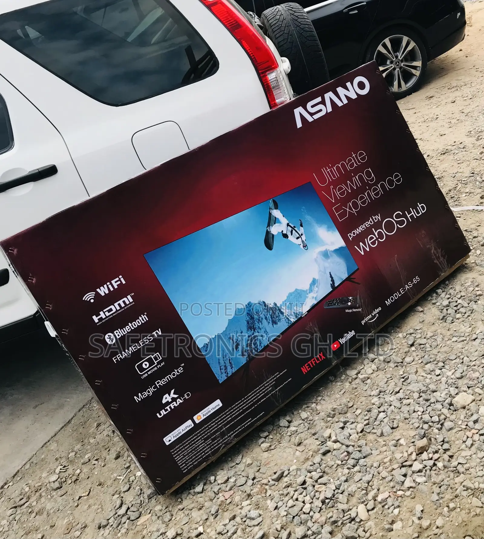 Asano Clear 65 Inches Webos UHD Smart Led Tv