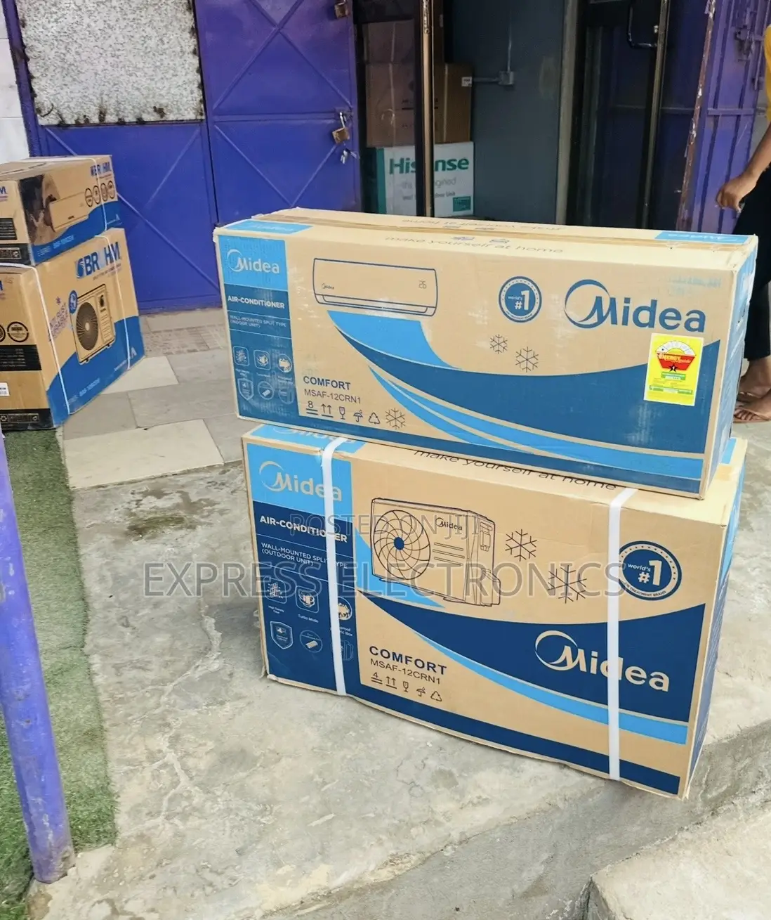 Strong Body Midea Split R410 Gas 1.5hp Split