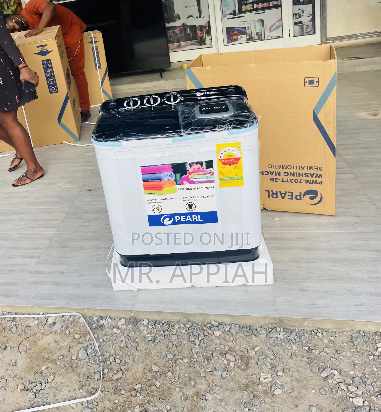 Powerful Performance Pearl 7kg Semi-Auto Washing Machine