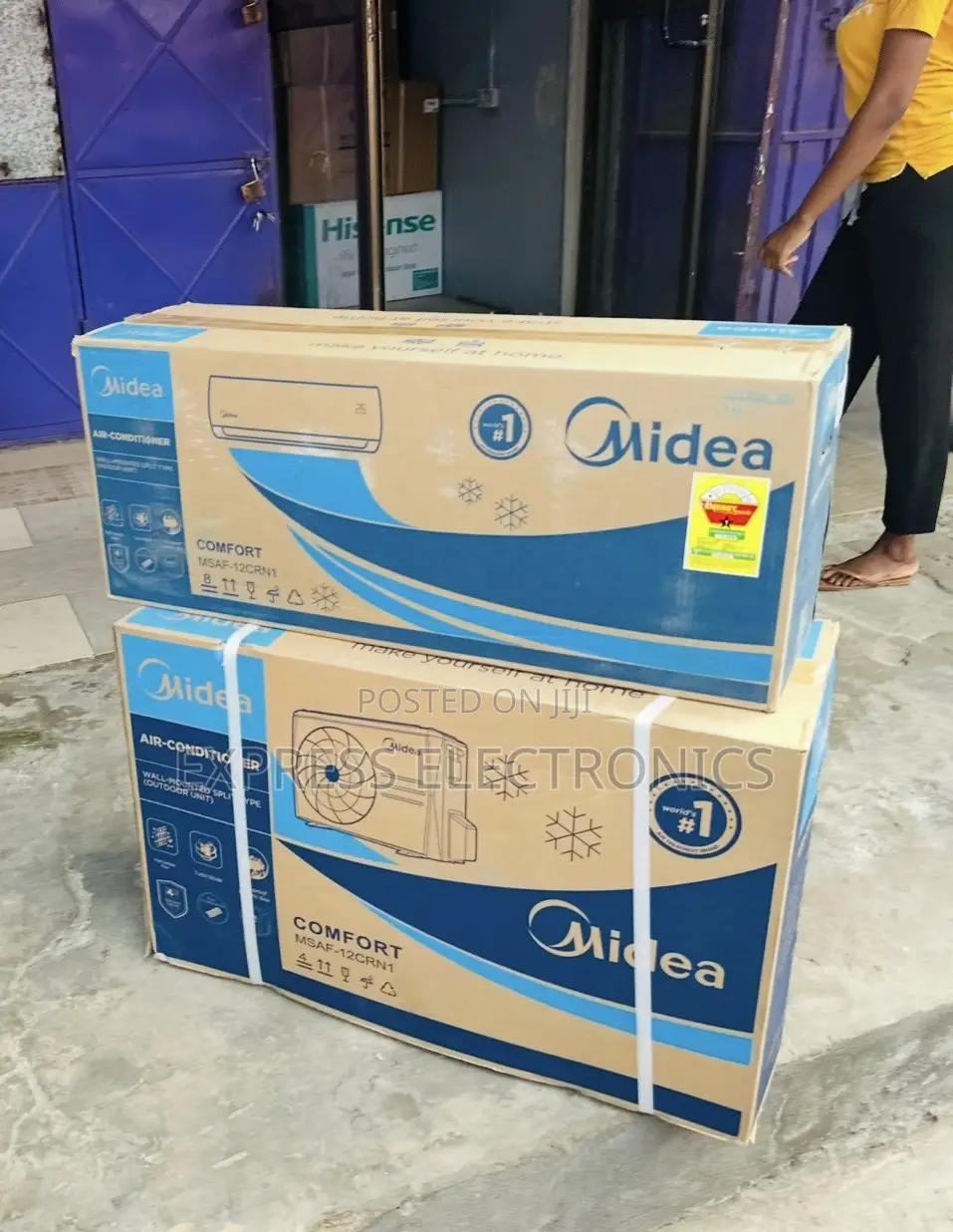 2.0hp Midea Split R410 Gas