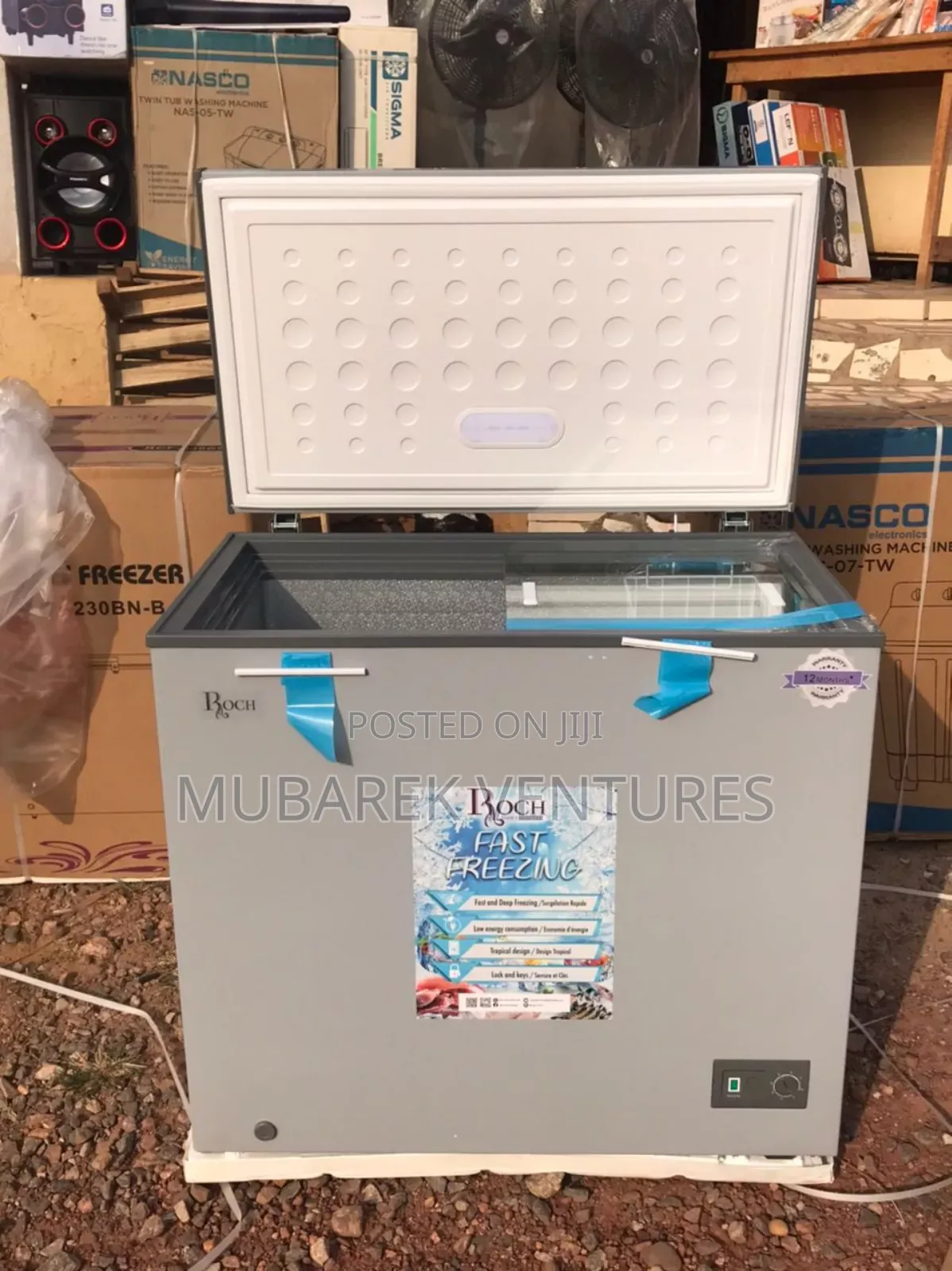 Roch Chest Freezer 200 L (Rcf-230-B)
