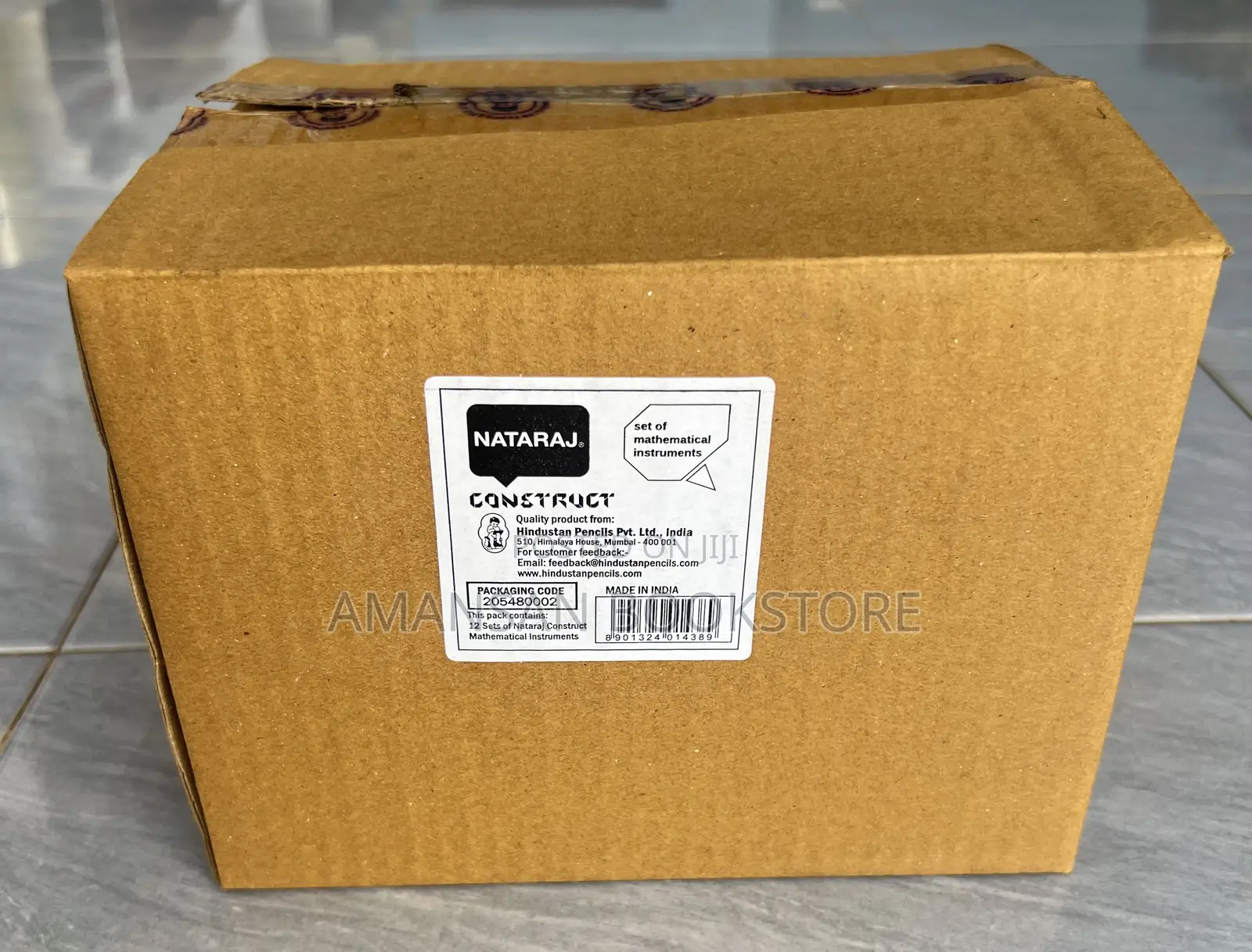 Box Of Nataraj Maths Sets (12 Pieces)
