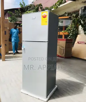 Durable Nasco Nas2-18fl 136ltr Double Door Fridge.
