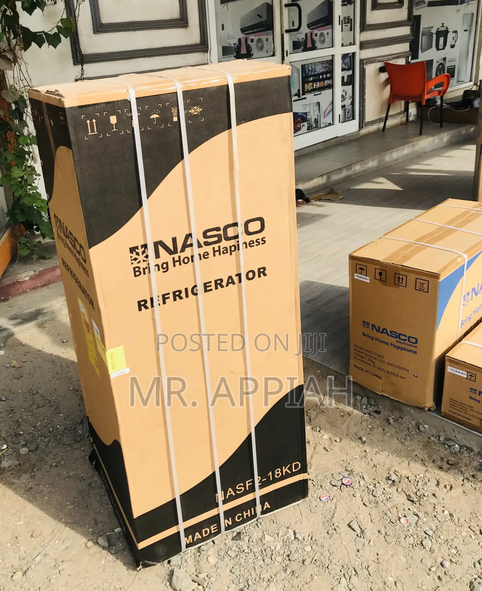 Fast Chilling Nasco Nasf2-18kd 136L 2 Door Fridge(Gray).