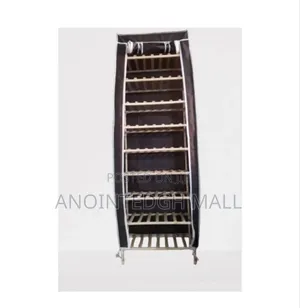 Wood Shoe Rack 9 Tier - Multicolor