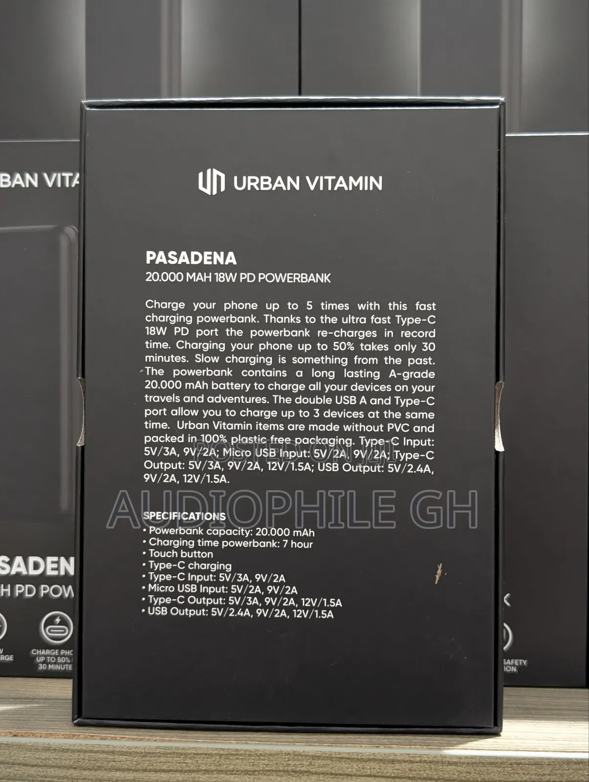 Urban Vitamin Pasadena
20000 Mah Pd Powerbank