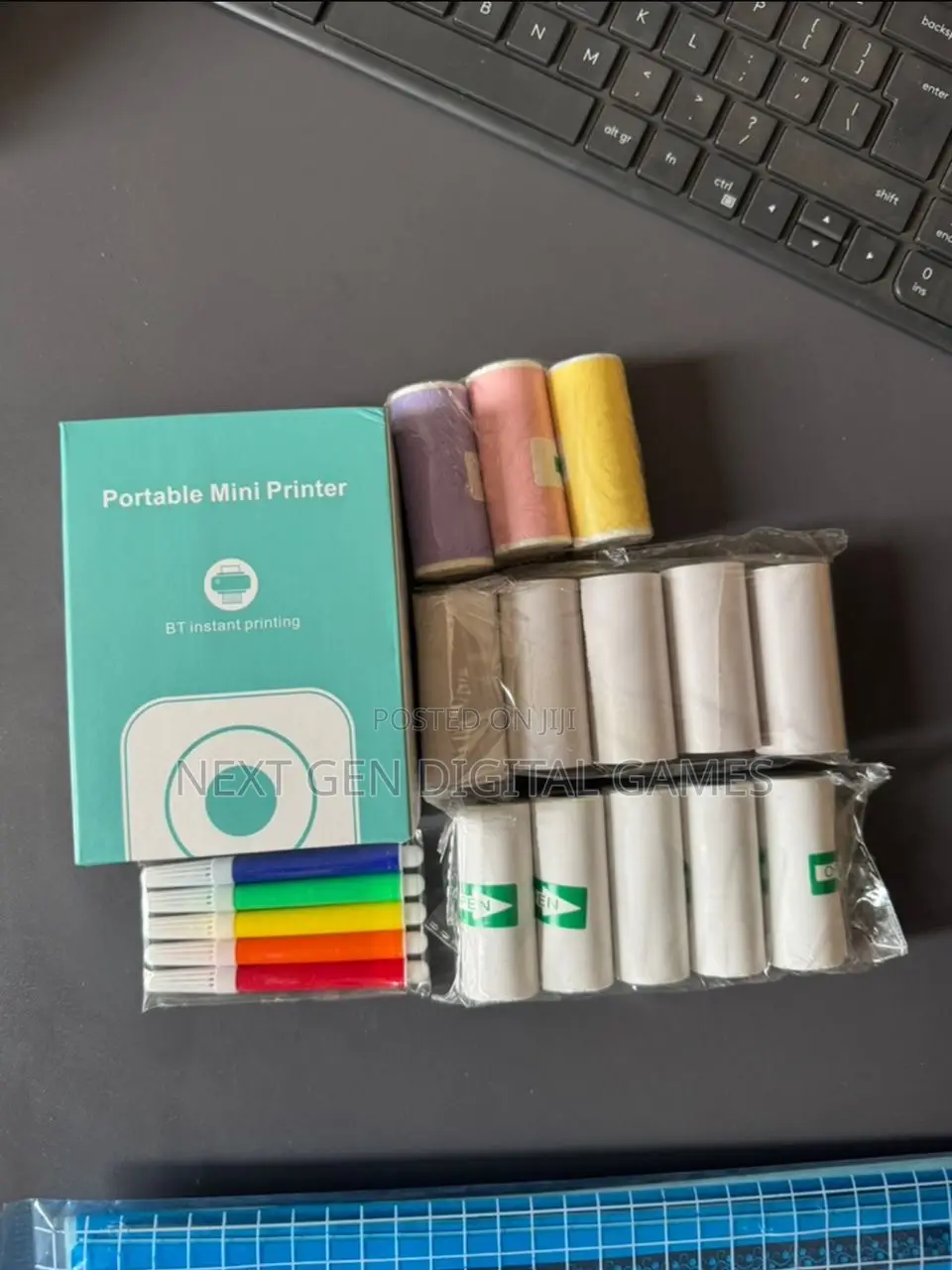 Thermal Mini Printer + Extra Roll Papers