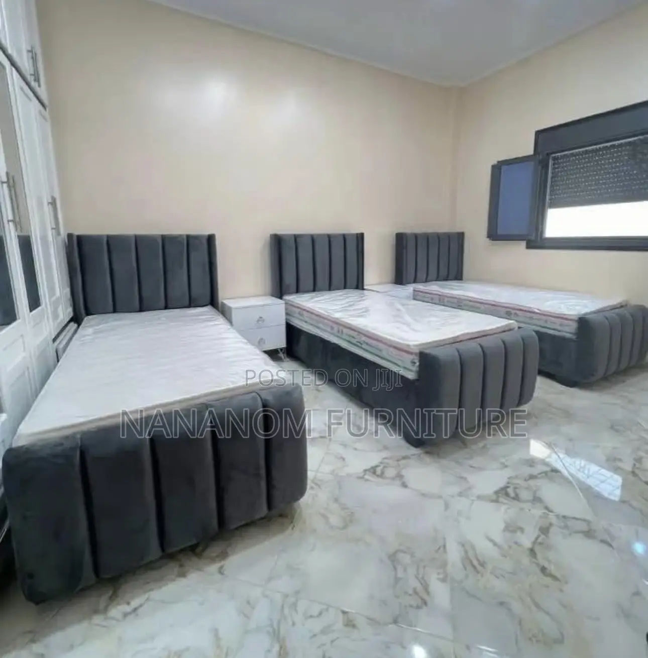 Single Bed Frame With Mattress Available