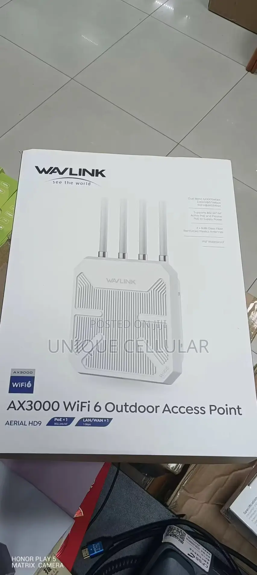Wavlink Ax3000 Wi-Fi 6 Outdoor Access Point