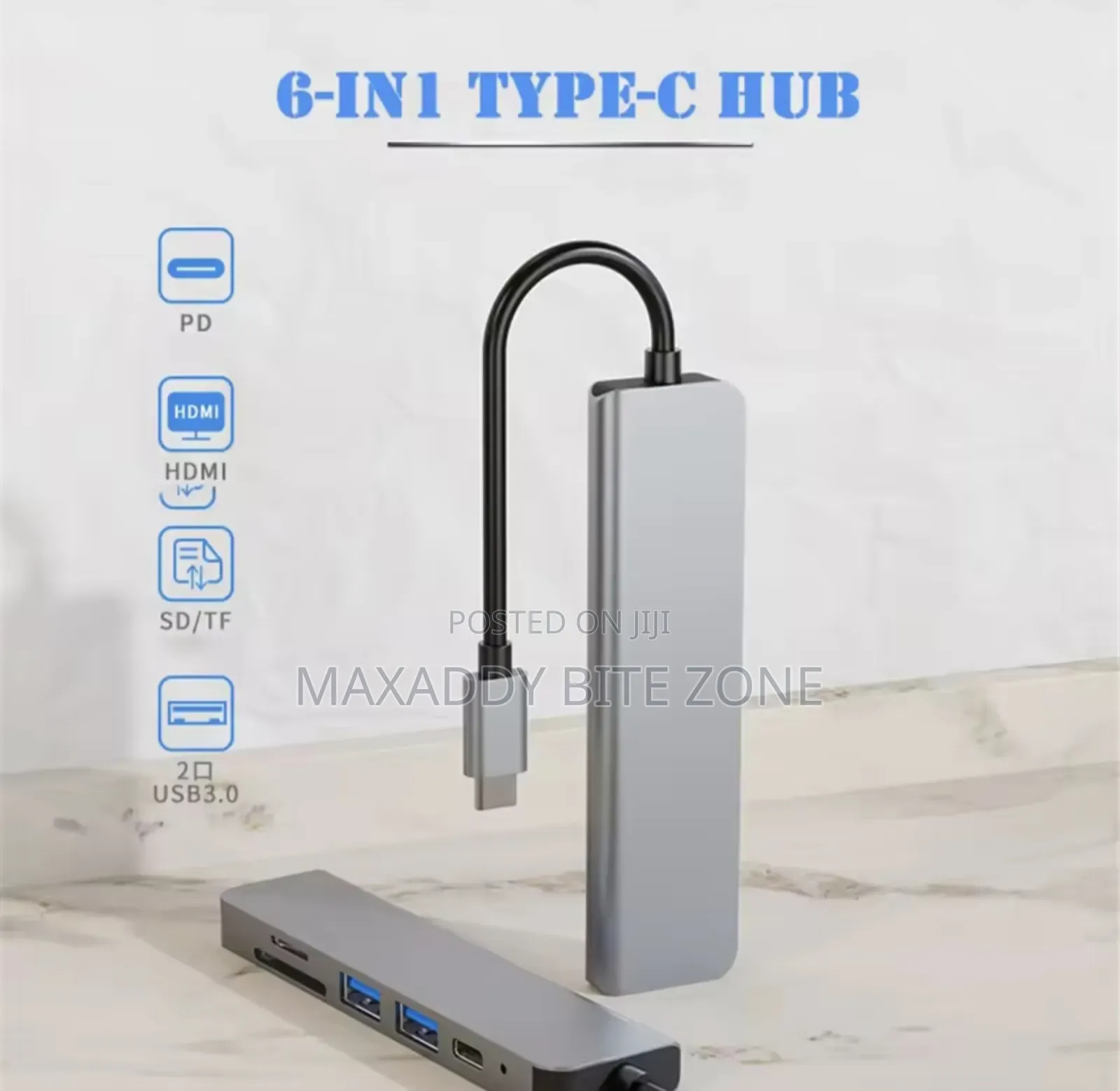 6 In1usb C to Usb 3.0 Hdmi-Compatible Dock Usb Hub C Type-C