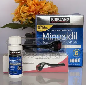Kirkland + Derma Roller / Kirkland Minoxidil -Beard and Hair