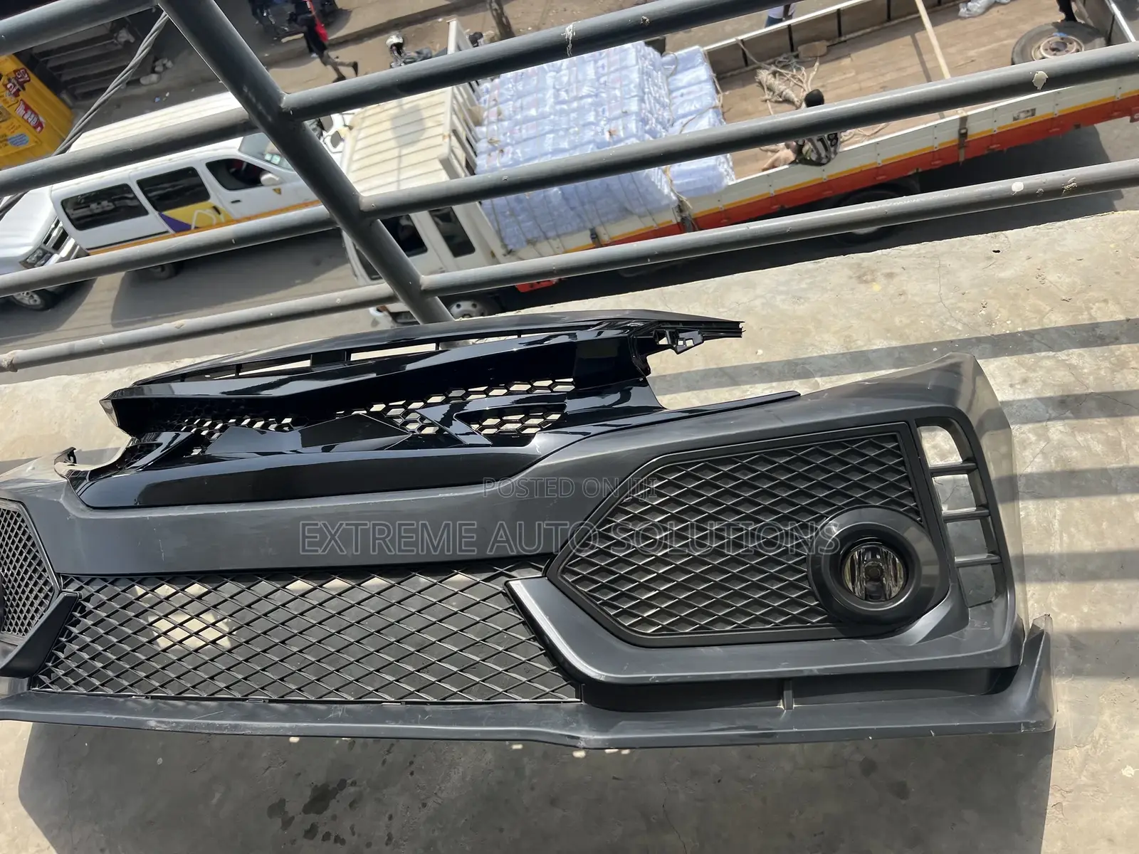 Front Bumper Spoiler Face Kit for Honda Civic Body Kit