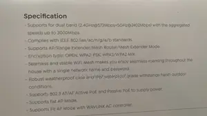Wavlink AX3000 HD10 Outdoor Wifi 6 Repeater