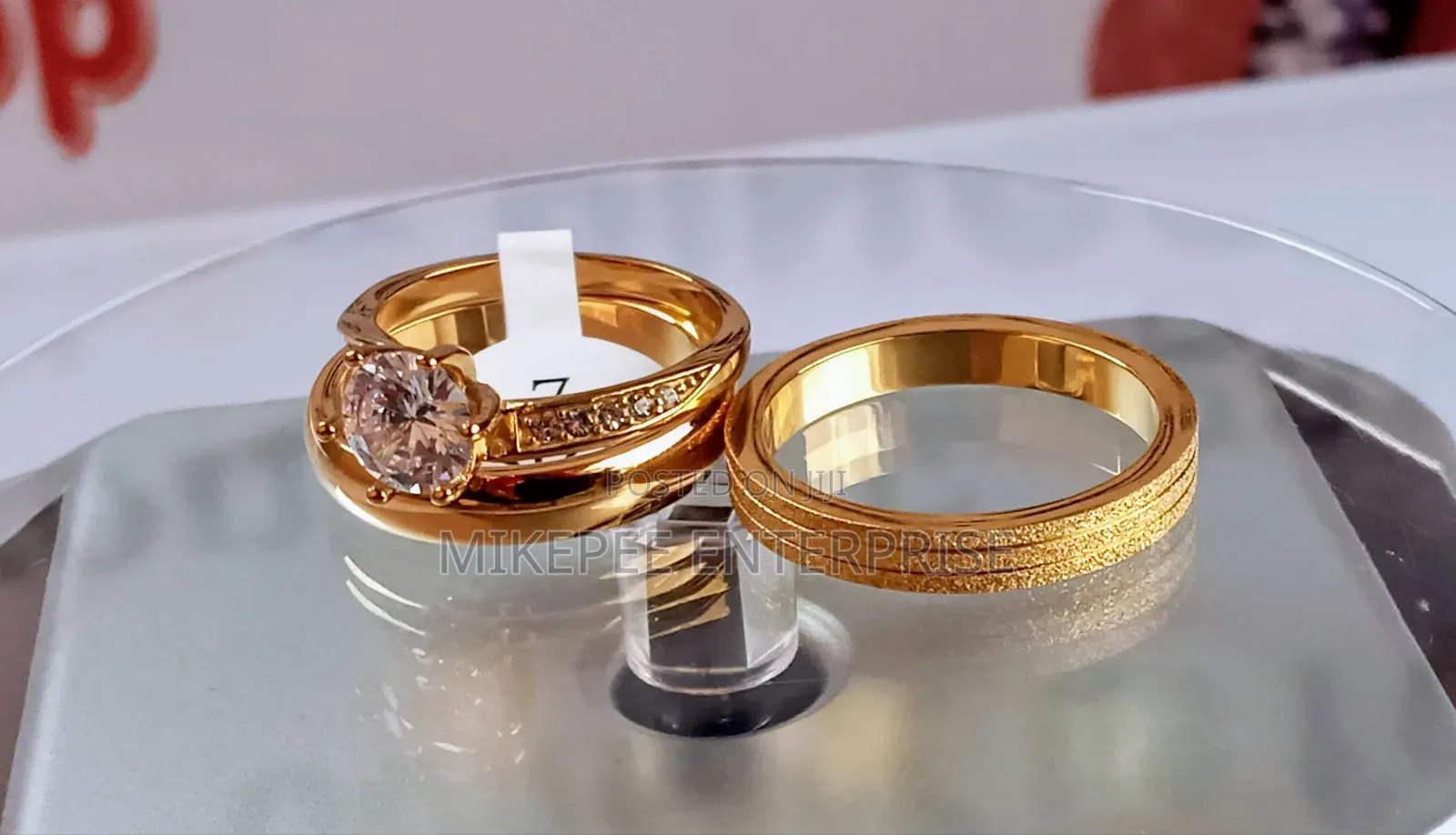 Quality Gold Plated Ring Set
