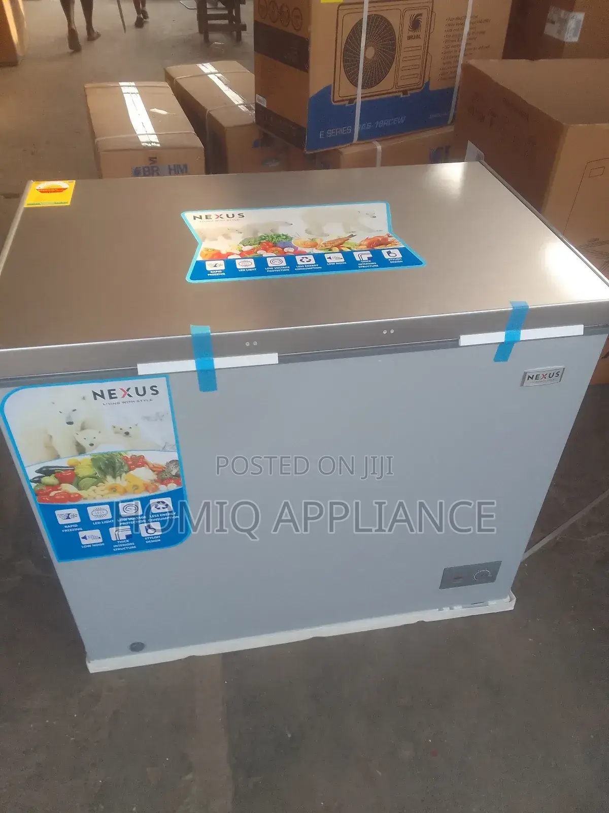 Brand New Nexus 251L Singledoor Chest Freezer Silver
Nx315h