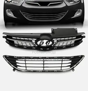 Photo - Hyundai Elantra 2011-2013 Top Grille And Down Grille