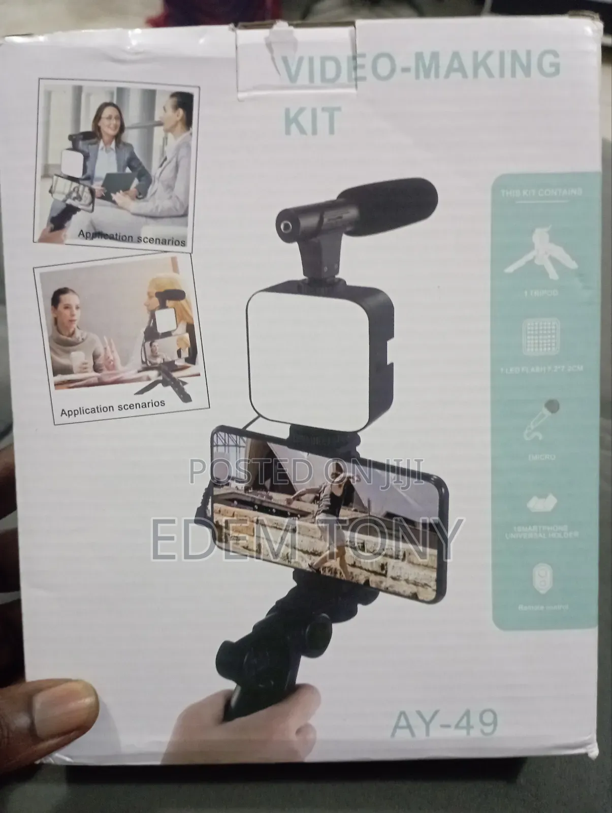 Vlogging Kit- With Mic Light