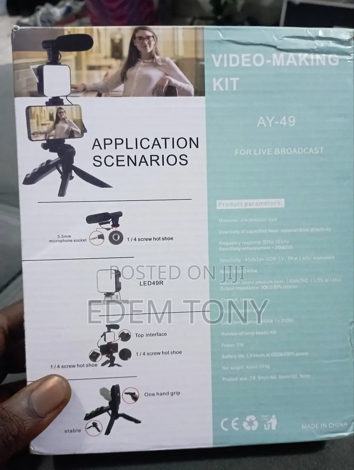 Vlogging Kit- With Mic Light