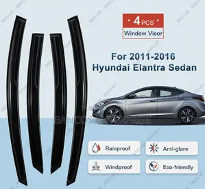 Hyundai Elantra Window Visor Vent Rain And Sun