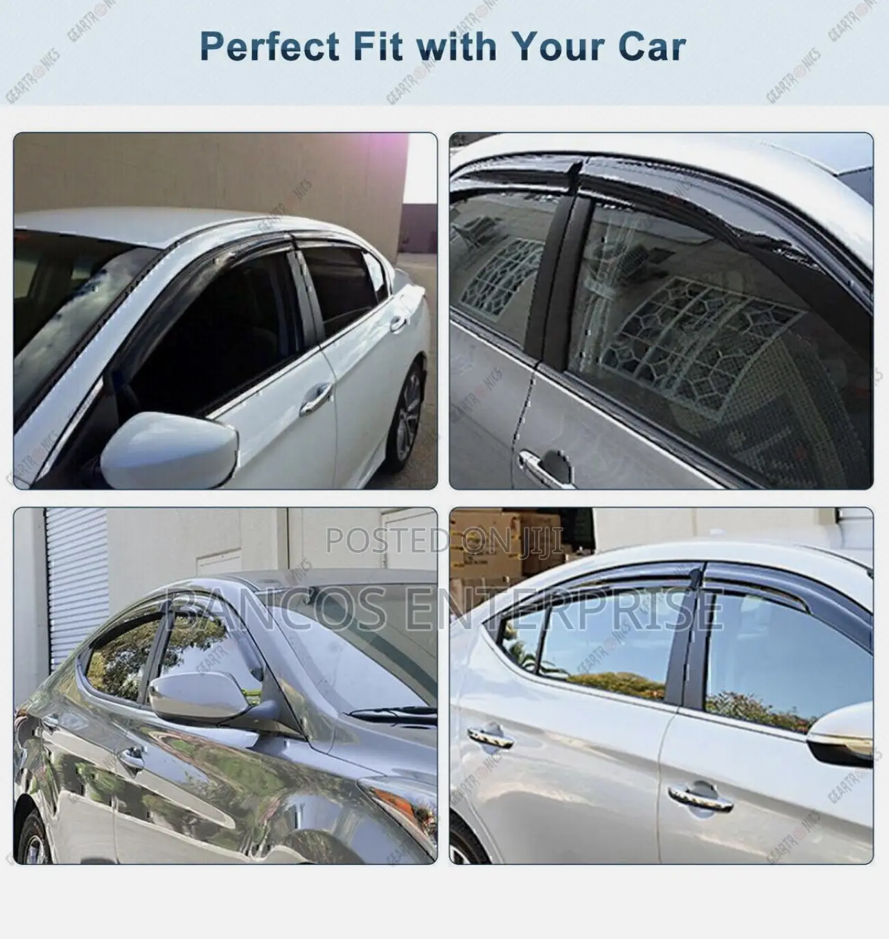 Hyundai Elantra Window Visor Vent Rain And Sun