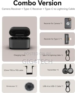 Hollyland Lark M2s Combo 2-Person Wireless Microphone System