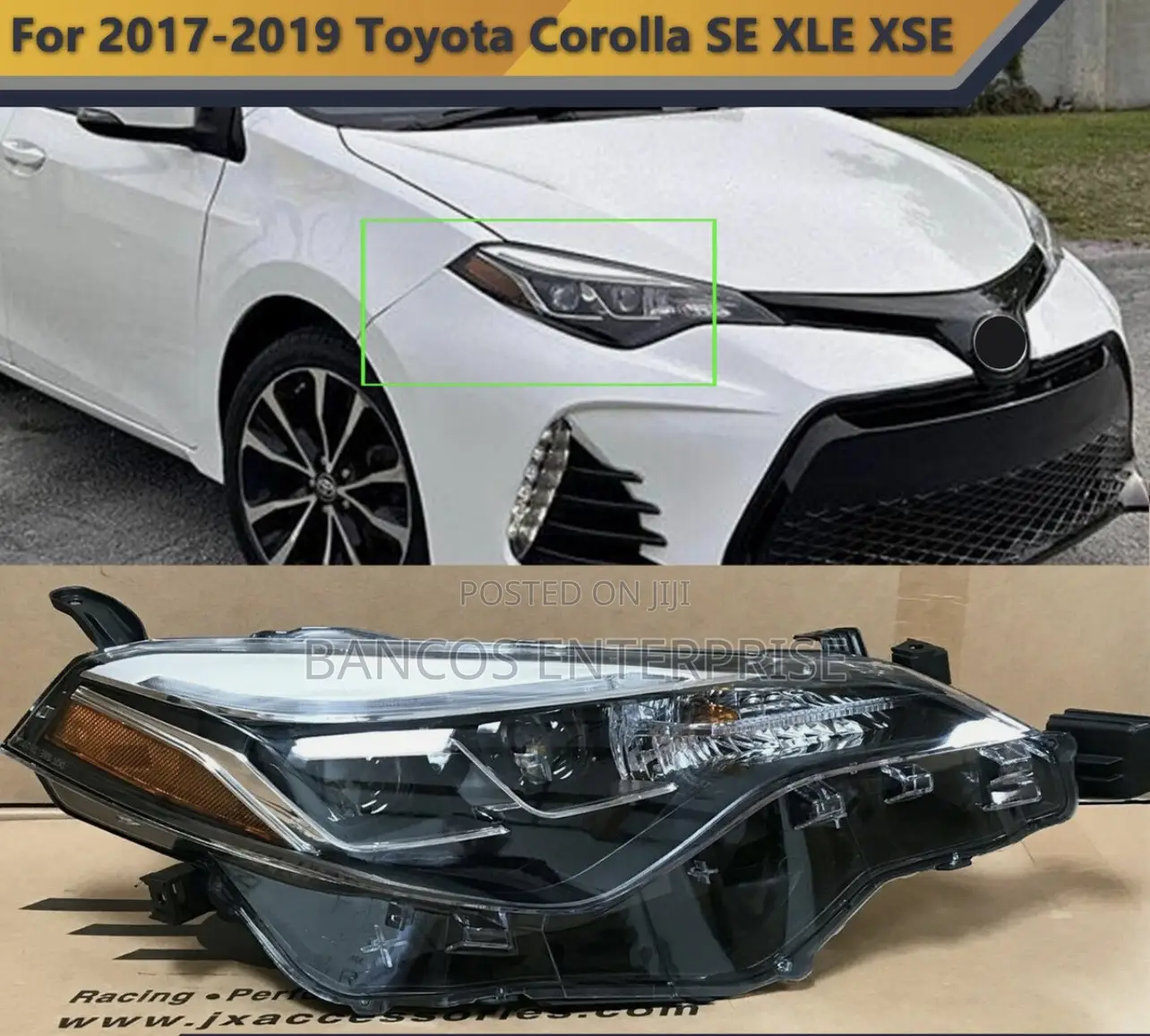 Toyota Corolla 2017-2019 Headlamp LED
