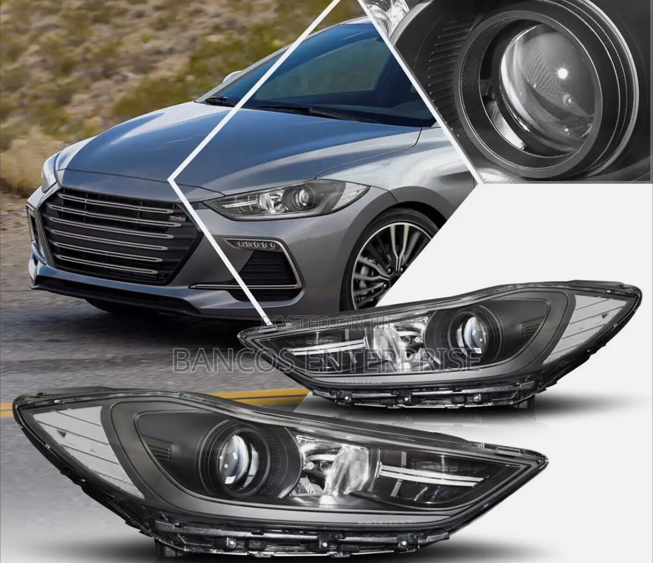 Hyundai Elantra 2017-2018 Headlightt