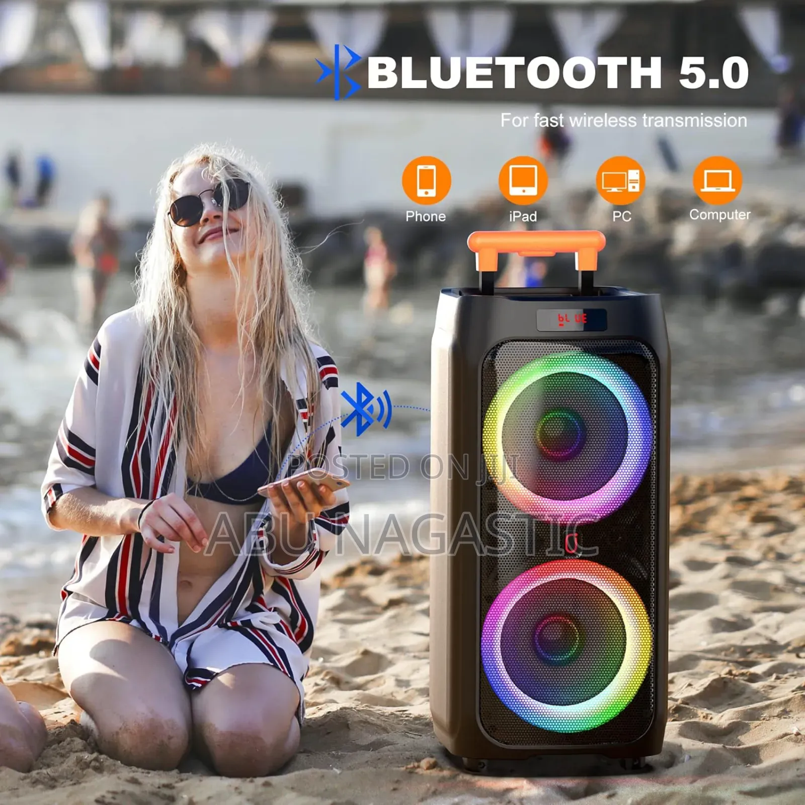 Bluetooth Speaker With Microphone Outdoor