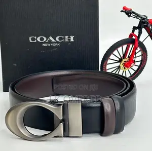 Coach Real Leather Men’S Belt