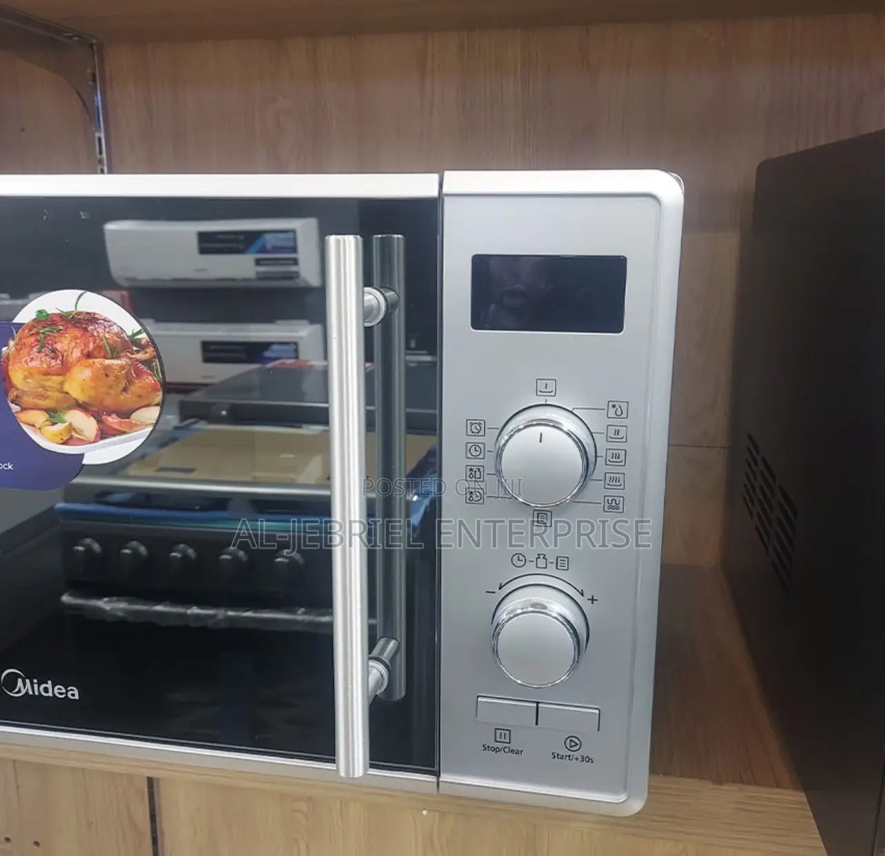 25 Liters Midea Microwave With Grill — 1100W
