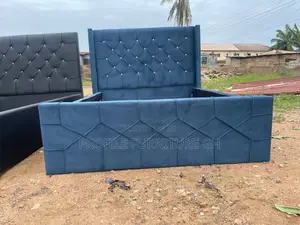 Epiphany Blue Double Bedframe 54/75//Free Delivery