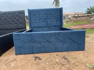 Epiphany Blue Double Bedframe 54/75//Free Delivery