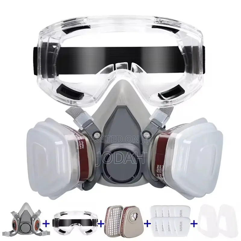 Half Face Mask With Goggles