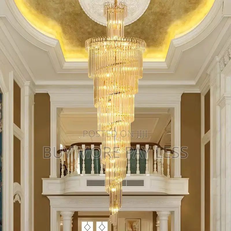 Long Crystal Led Chandelier . Unique Design 6+Ft Long