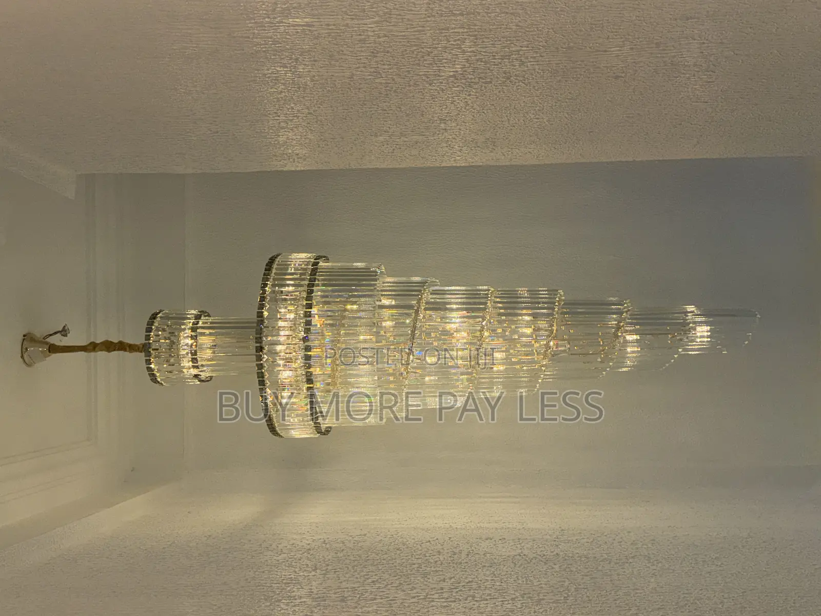 Long Crystal Led Chandelier . Unique Design 6+Ft Long