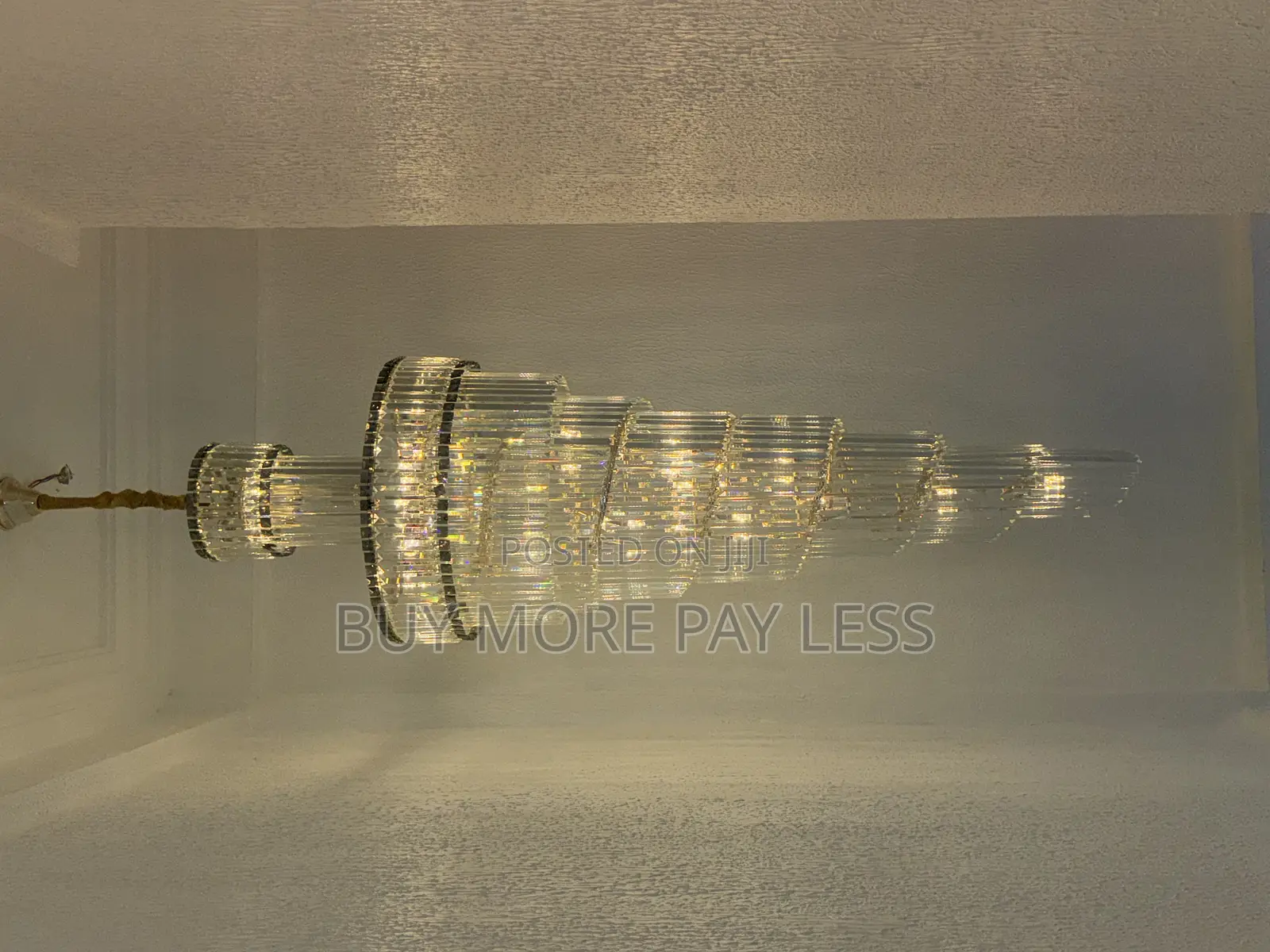 Long Crystal Led Chandelier . Unique Design 6+Ft Long