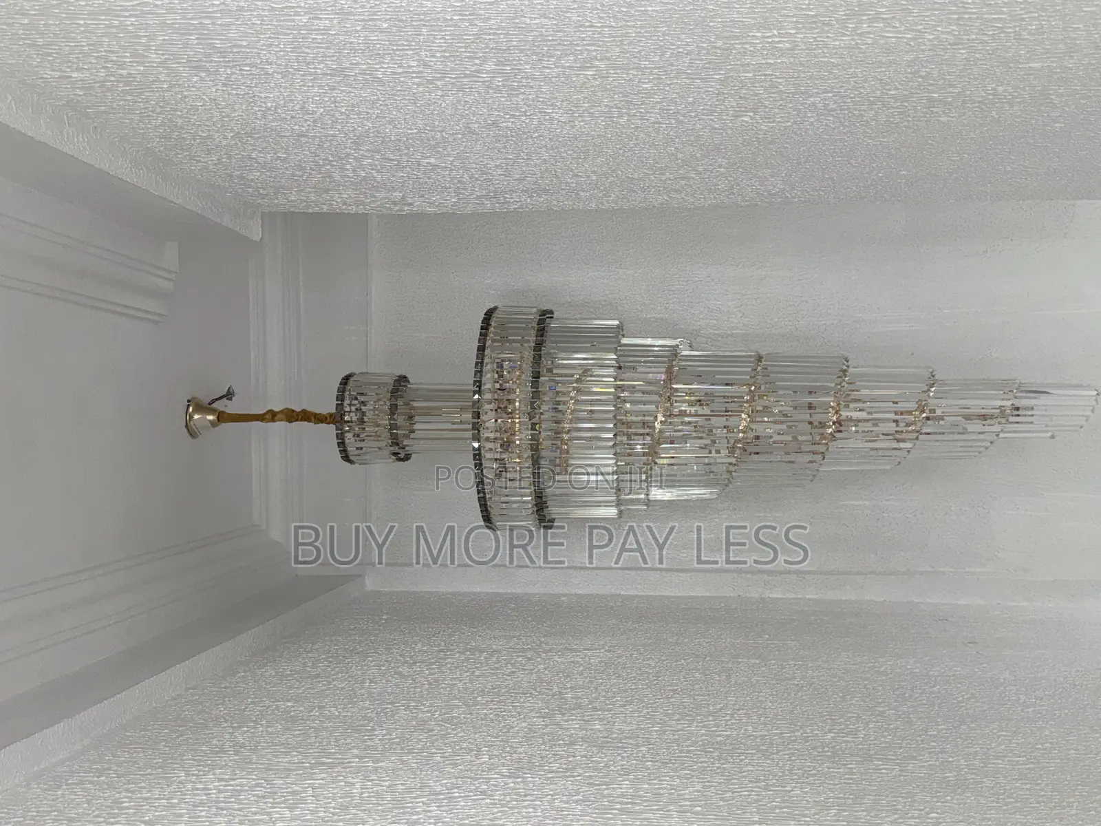 Long Crystal Led Chandelier . Unique Design 6+Ft Long